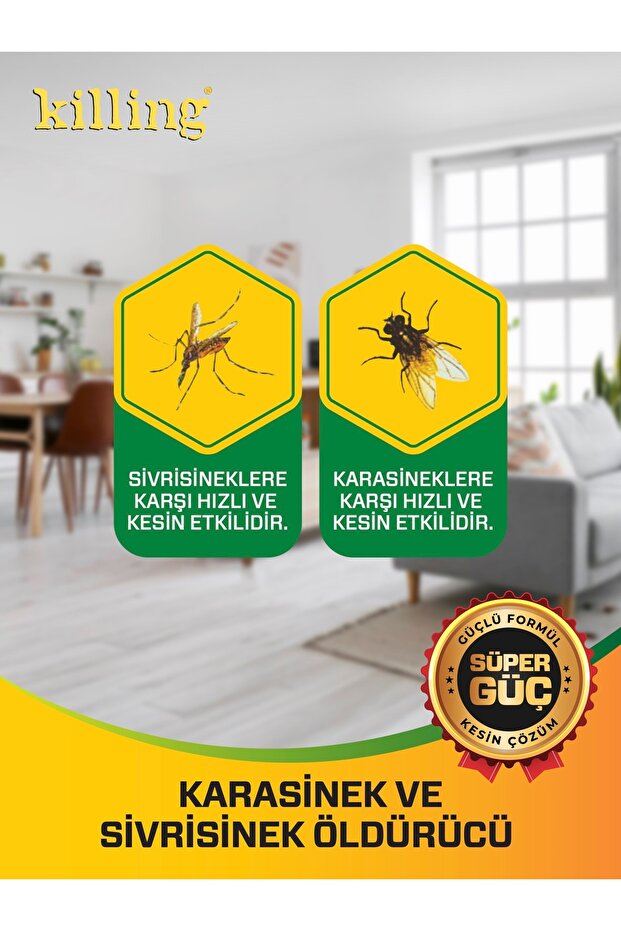 Sivrisinek Karasinek Öldürücü Sprey 300ml - 4