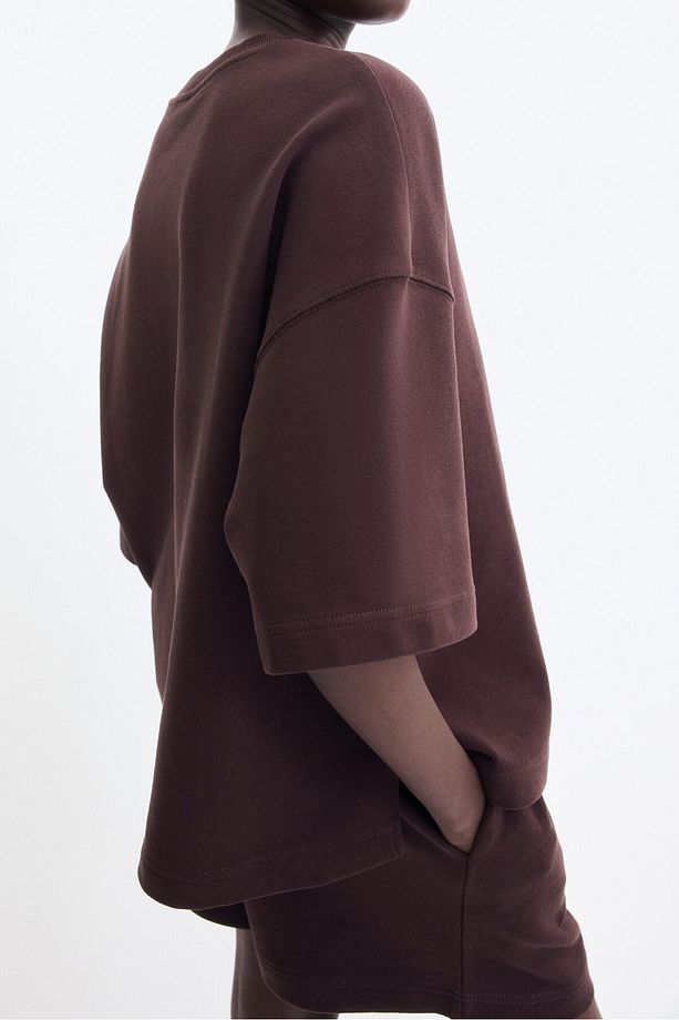 Kısa Kollu Sweatshirt - 5