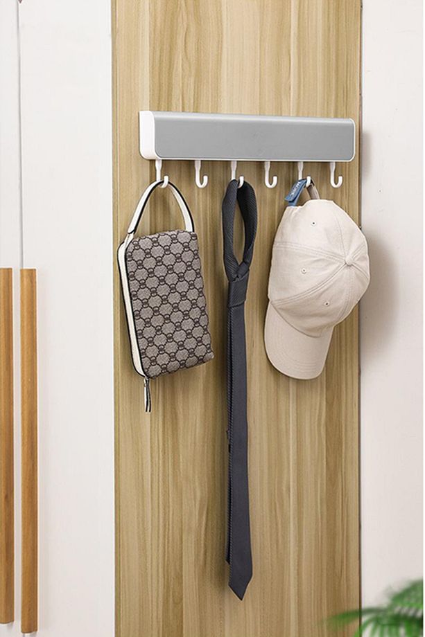 1 Adet Kapı Arkası Askılık Organizer Askılık Mutfak Askılık Banyo Askılık Anahtar Askılık Çok Amaçlı - 8