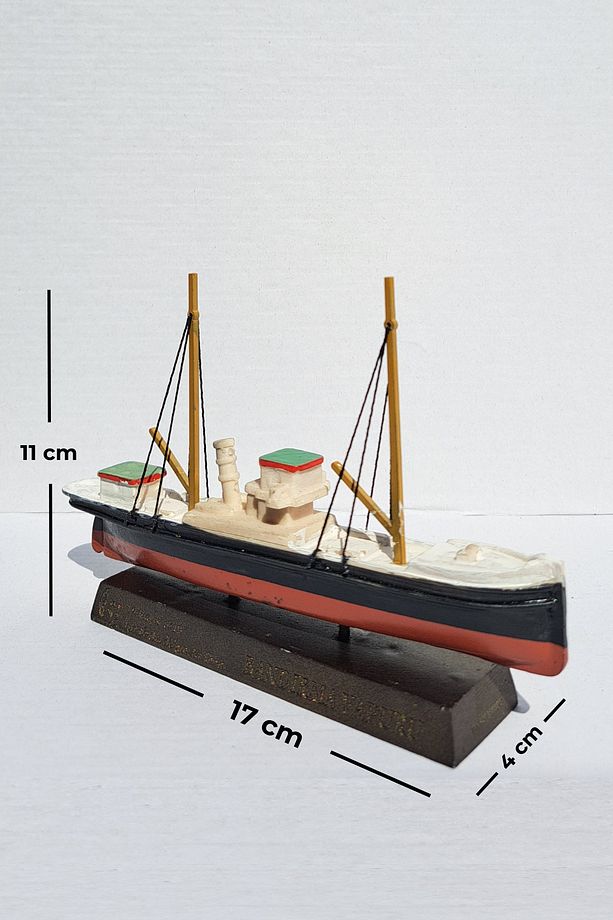 Bandırma Vapuru Maketi - Küçük Boy (17 CM) - 9