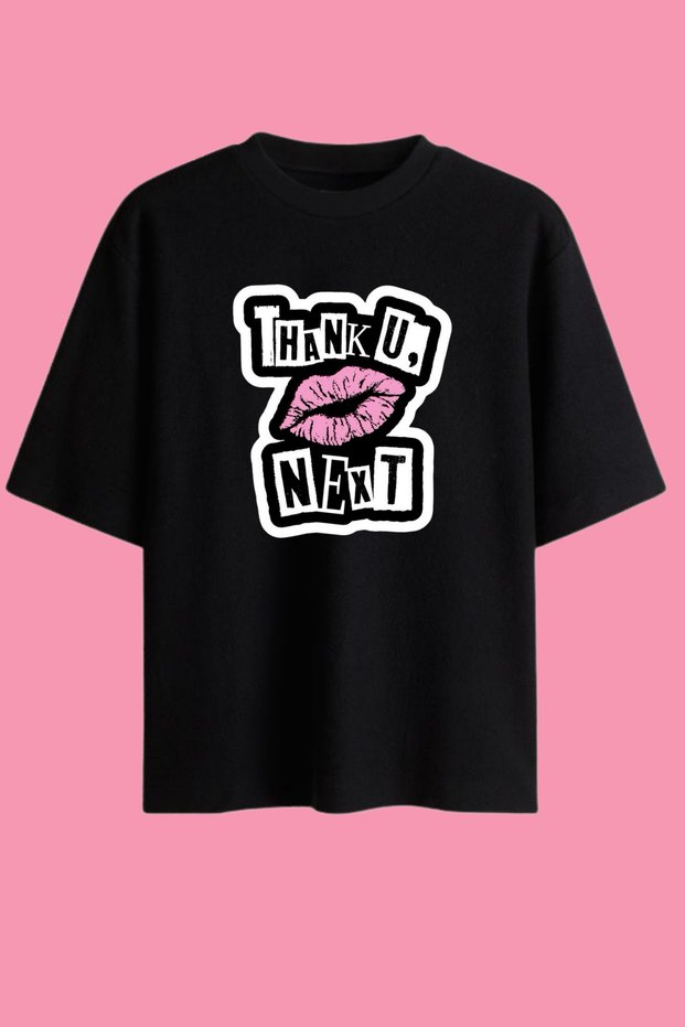 Thank You Next Printed Oversize T-Shirt