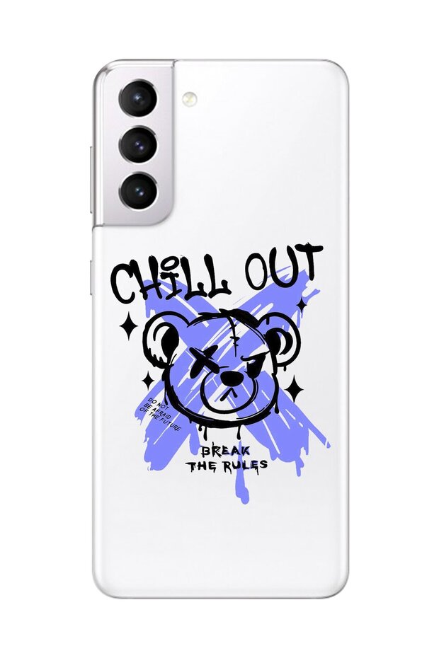 Transparent Case Compatible with Samsung Galaxy S21 with Graffiti 8 Designs