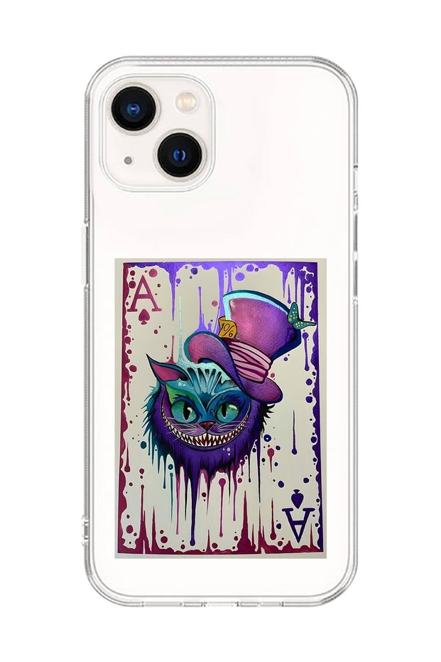 iPhone 15 Compatible Transparent Case Cards with as 1 Design