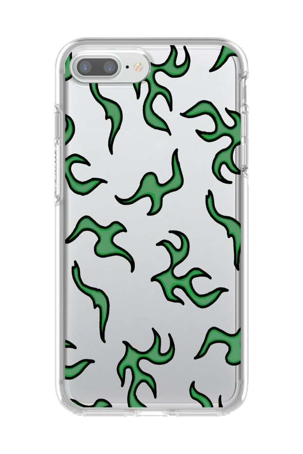 iPhone 8 Plus Compatible Transparent Case Transparent Wallpaper 5 Designs