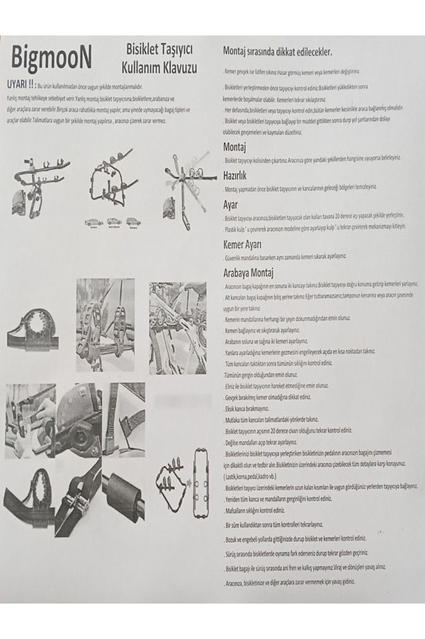 Bisiklet Taşıma Aparatı 2 ' li - 2