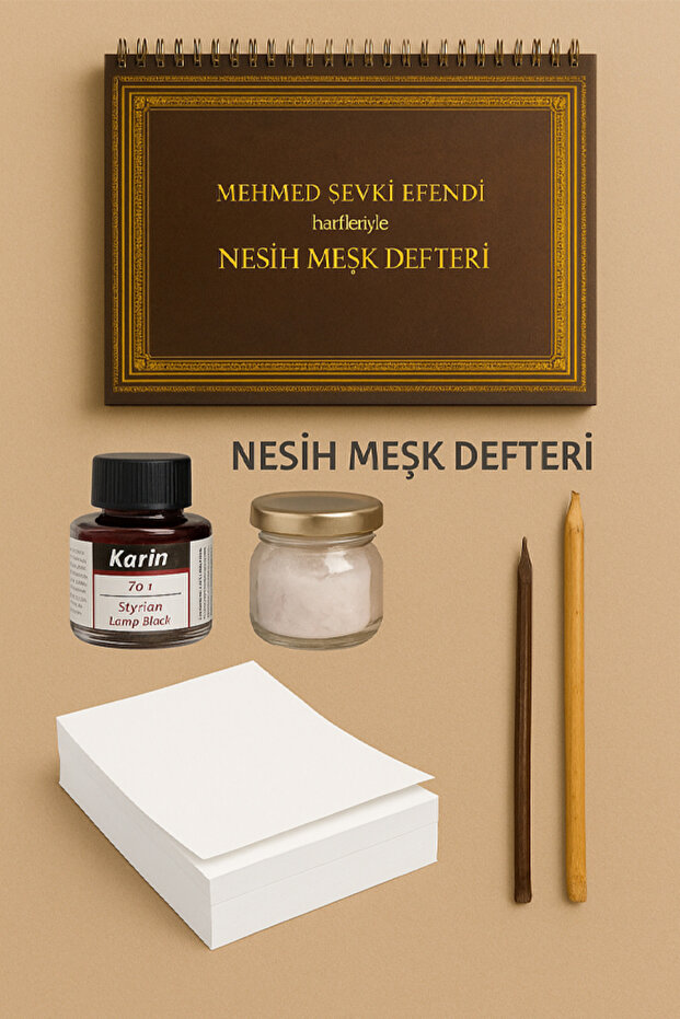 Hat Seti - Başlangıç Seviye - Nesih Meşk Hat Başlangıç Seti - 1