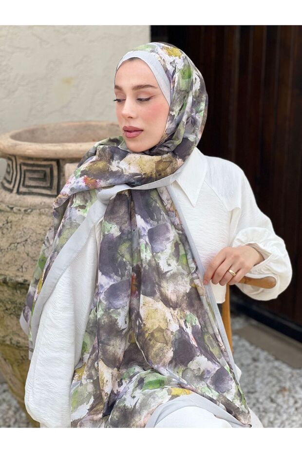 نمط الفرشاة لينا شال - 2