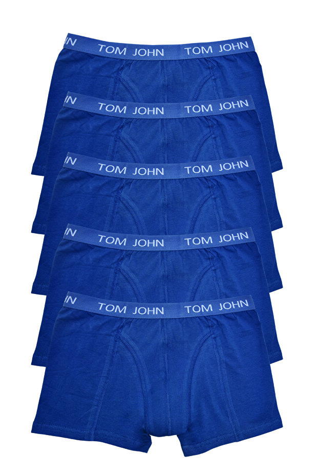 Men's Boxers 5 Pack Lycra Indigo