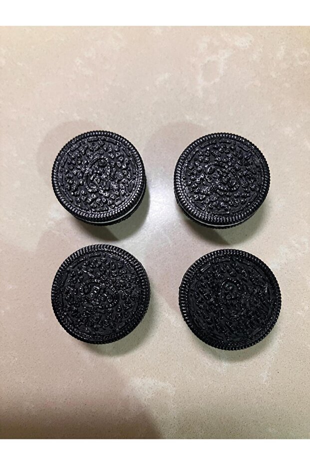 عبوة من 2 شبشب منقوش على شكل بسكويت - 5