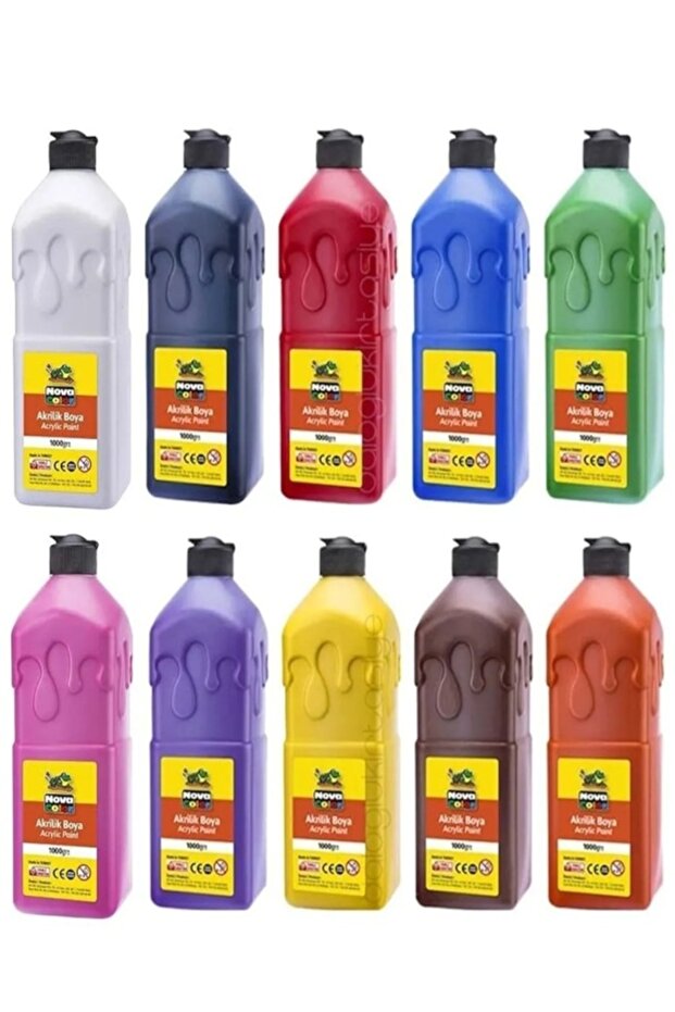 nova color 180 gr Akrilik Boya ( NC-1001/1004/1003/1010/1002/1005/1027/1028 )