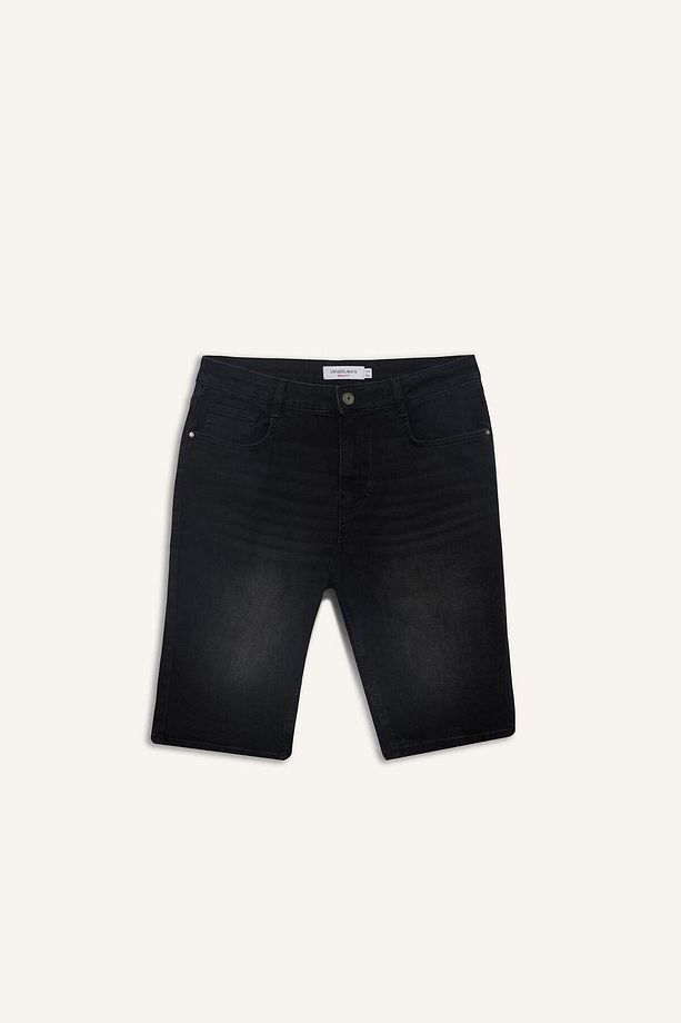 Regular Fit Jean Bermuda Şort E5979AX25SM - 6