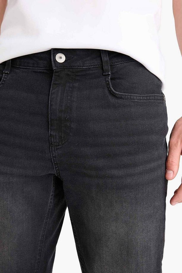 Regular Fit Jean Bermuda Şort E5979AX25SM - 4