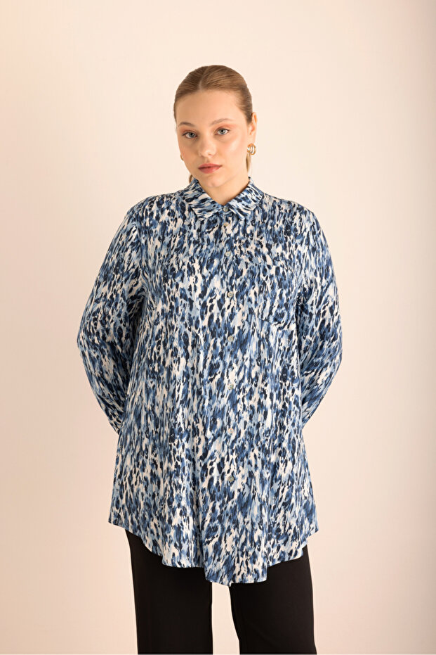 Leopar Desenli Viscon Tunik - 2