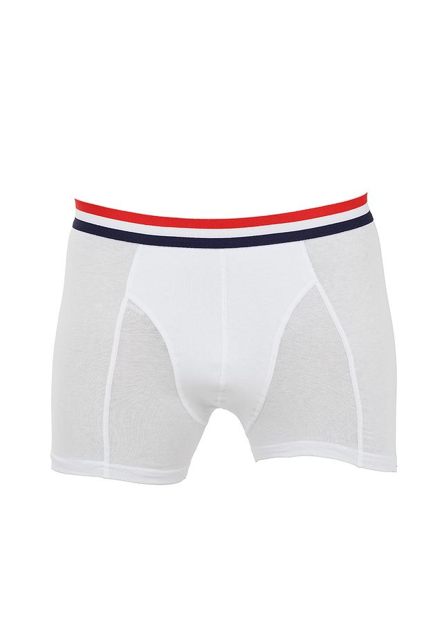 Erkek Boxer 5 Li Paket Pamuklu Likralı Karışık Renkler BORDO - 4