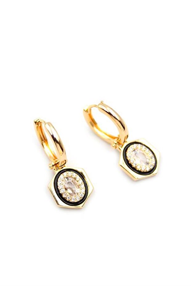 Jewelled Earrings - White