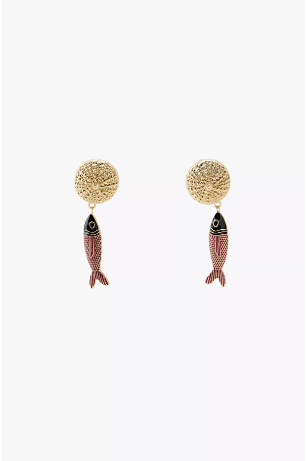 Marka Etnik Balık Küpe - 3