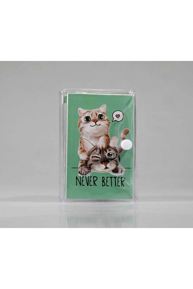 Green Cat 3-Pack Notebook - 1