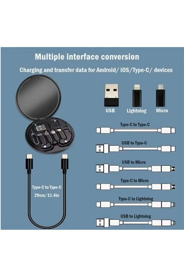 Hızlı Şarj İçin Tasarlanmış 60W USB C ile USB C Kablosu / Tüm GSM'ler Iphone, Type-C ve Micro USB. - 2