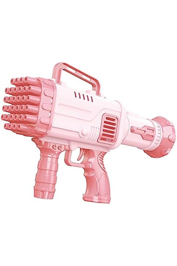 Bubble blaster Machine with 32 Nozzles and Bubble Solution, Pink - 4