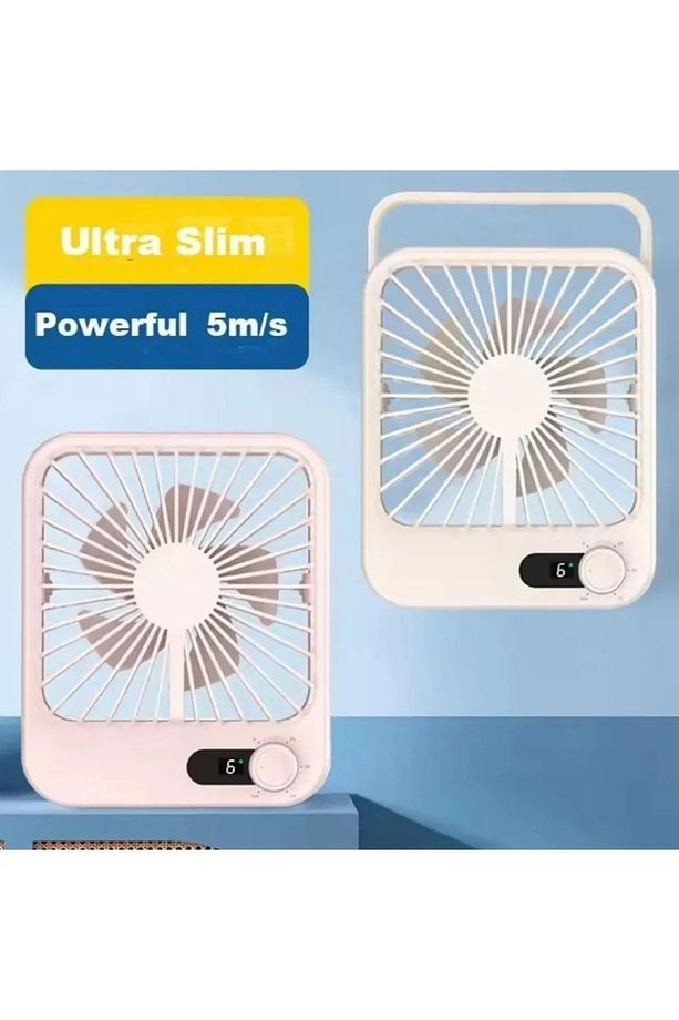 Taşınabilir Mini Fan katlanabilir şarj elektrikli Ayarlanabilir Güç Modu tuşlu - 3