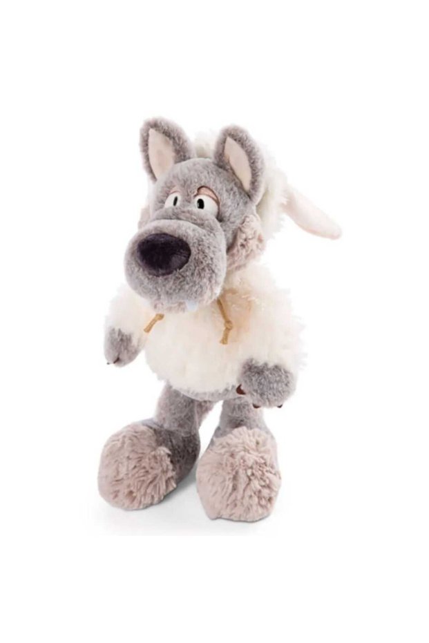 Plush Toy, Ghost Wolf, White, 35 cm