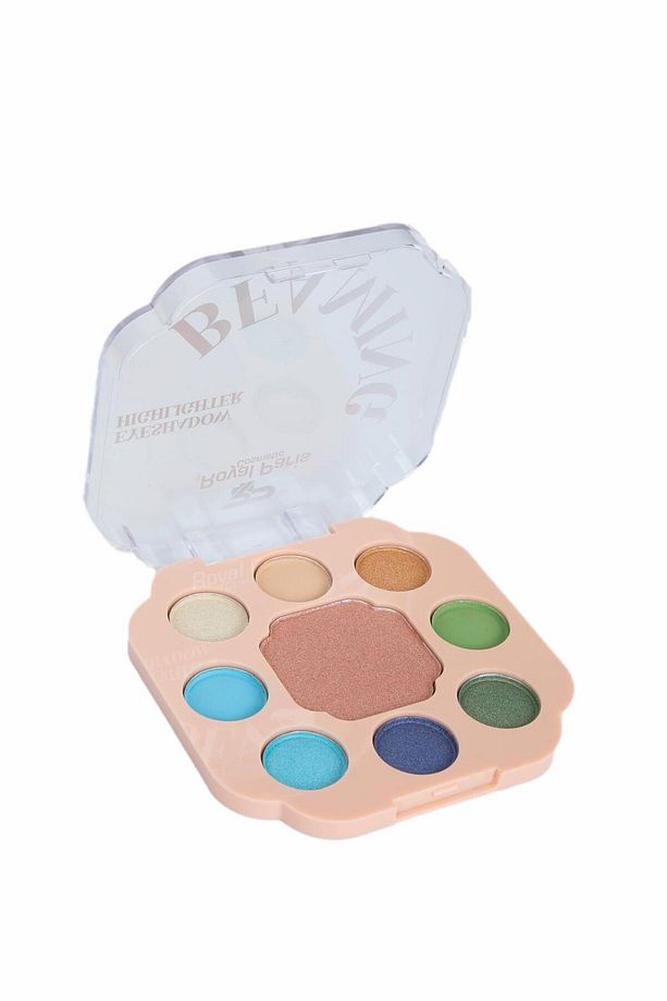 Göz Alıcı Renkler Ve Işıltı - Highlighter'lı 9'lu Far Paleti - 1
