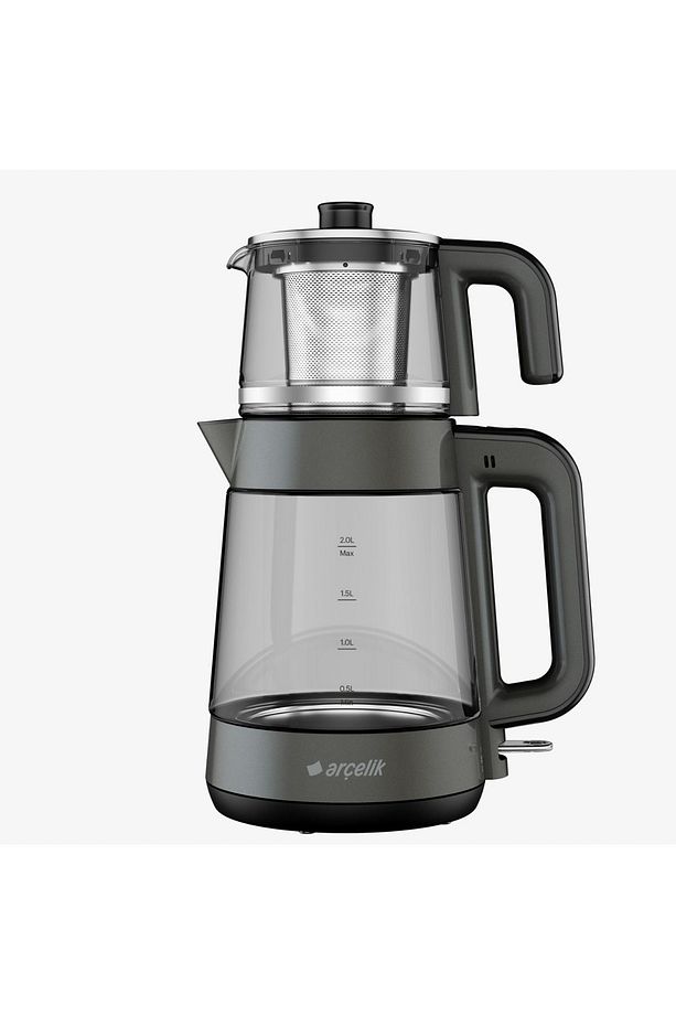 RESİTAL LED IŞIKLI CAM KETTLE ÇAY MAKİNESİ SU ISITICI - 1