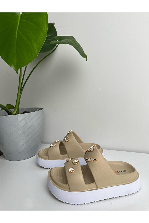 TAŞLI KALIN TABAN TERLİK - 3