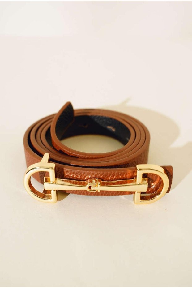 Long Buckle Gold Women's Belt Trouser Belt Dress Belt Shirt Belt Pull Belt