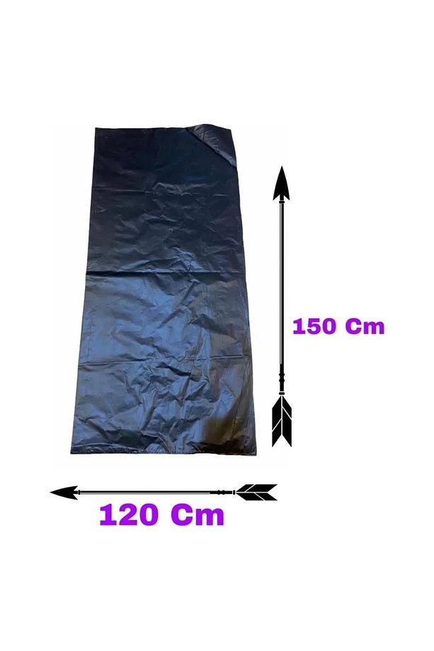 Dökme Kalın Çöp Poşeti 120 X 150 Cm 10 Adet Çöp Torbası - 1