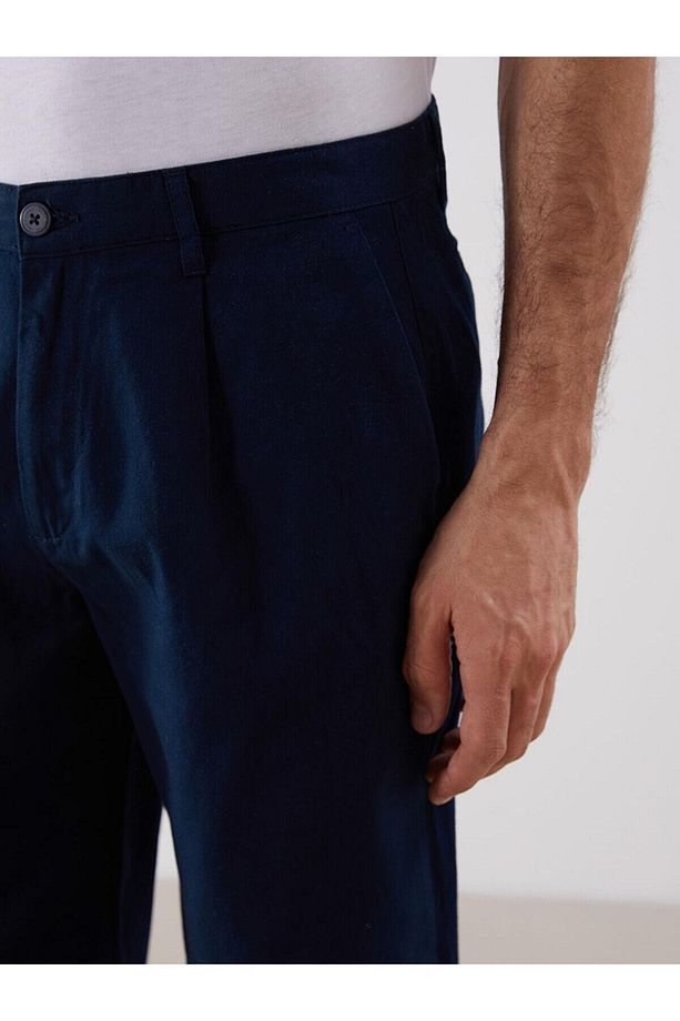 LCWAIKIKI Basic Rahat Kalıp Gabardin Erkek Bermuda Şort (S5) - 3