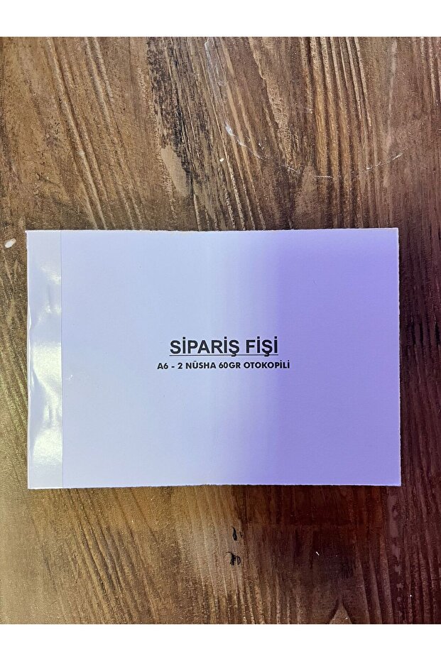 SİPARİŞ FİŞİ A6 - 1