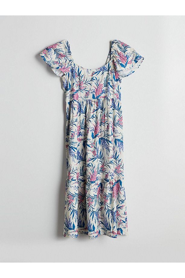 LCW Comfort U Yaka Çiçekli Elbise (S5) - 1