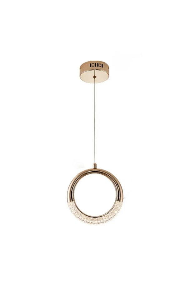 Tekli Sarkıt Led Luxury Led Avize Yatak Başı Ayna Önü Sarkıt Gold Led Avize Modern Led Luxry Avize - 3