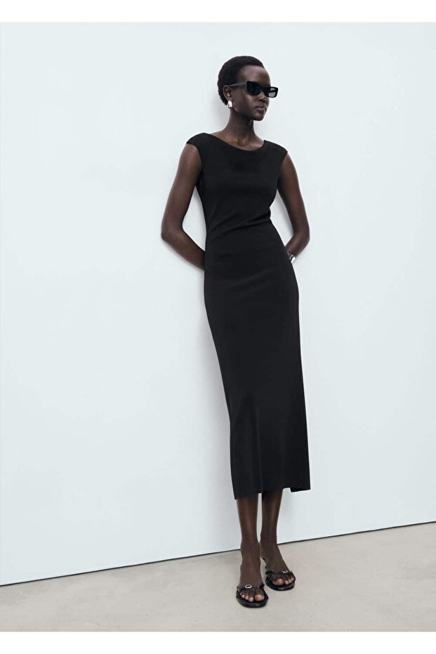 Sırtı açık elbise - 2