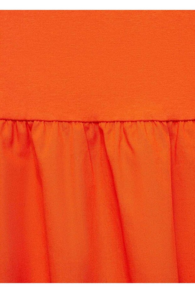 Straplez balon etkili elbise - 5