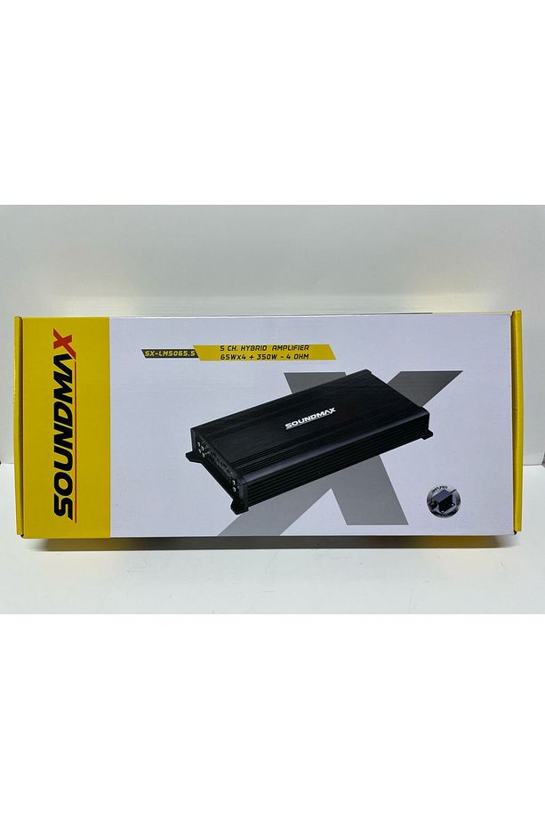 SX-LM5065.5 5 KANAL HYBRİD AMFİ 4 OHM 4X65 WAT+350 WATT RMS POWER BAS KONTROL APARATI İLE BİRLİKTE - 8