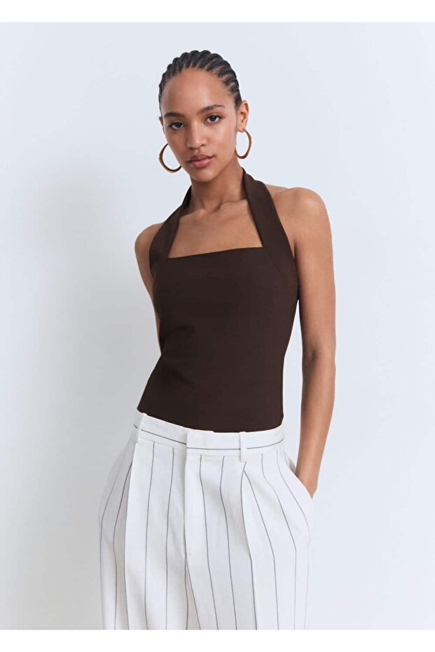 Halter yaka bluz - 1