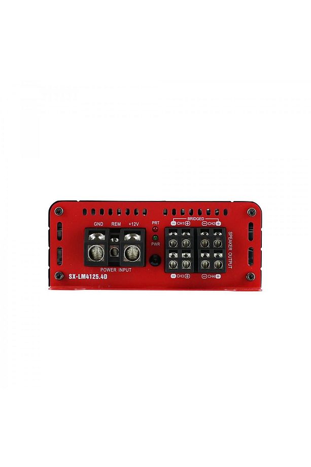 SX-LM4125.4D 4 KANAL CLASS D AMFİ 4 OHM 4X125 WATT RMS POWER SİYAH RENK - 4