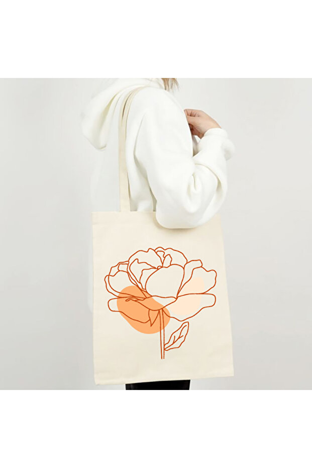 GÜL CANVAS ÇANTA