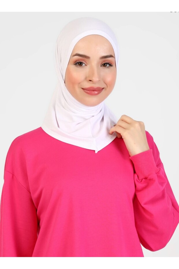 Spor Koşu Bonesi - Beyaz - 1