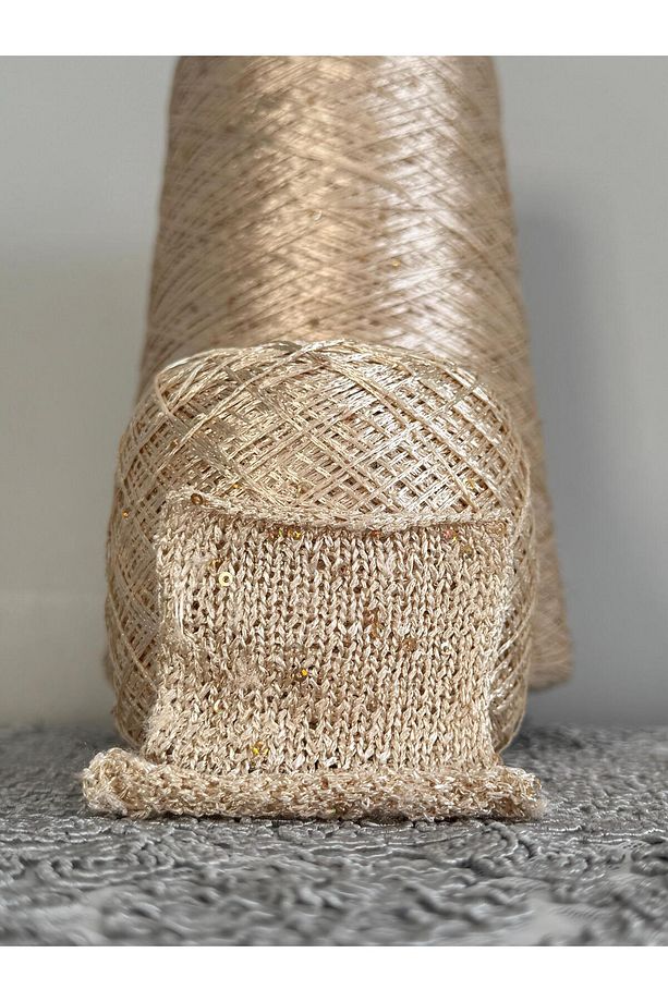 1 KG PULLU ÖRGÜ İPİ - FLOŞ PULLU ÖRGÜ İPİ - ÖRGÜ İPİ - PULLU İP - İP - 1