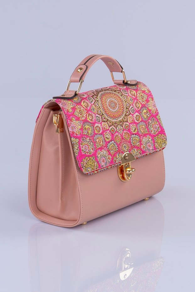 Ethnic Bohemian Patterned Woven Women's Shoulder and Hand Bag
