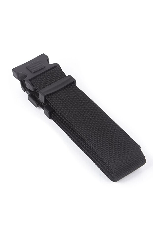 Special Security Black Color Plastic Buckle Webbing Palaska Belt