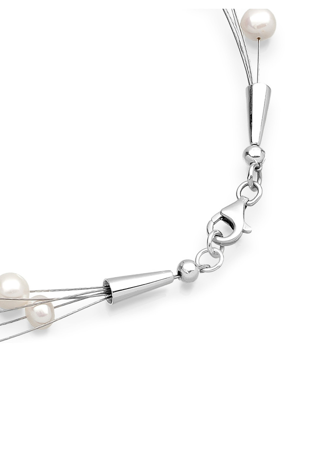 Náhrdelník ze stříbra 925 s perlou sladké vody - 2