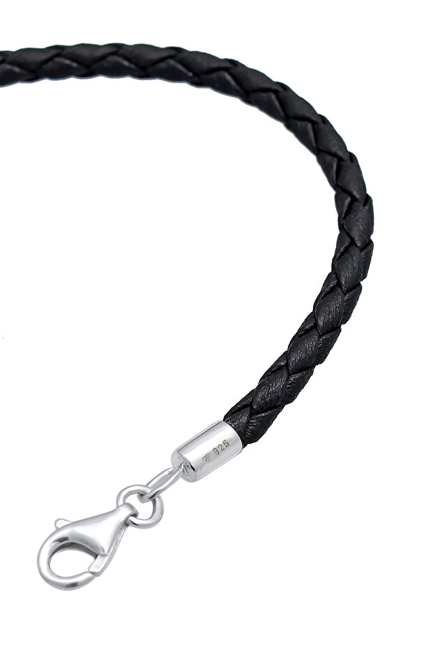 Armband Damen Bead Cool aus Kunstleder in 925 Sterling Silber - 3