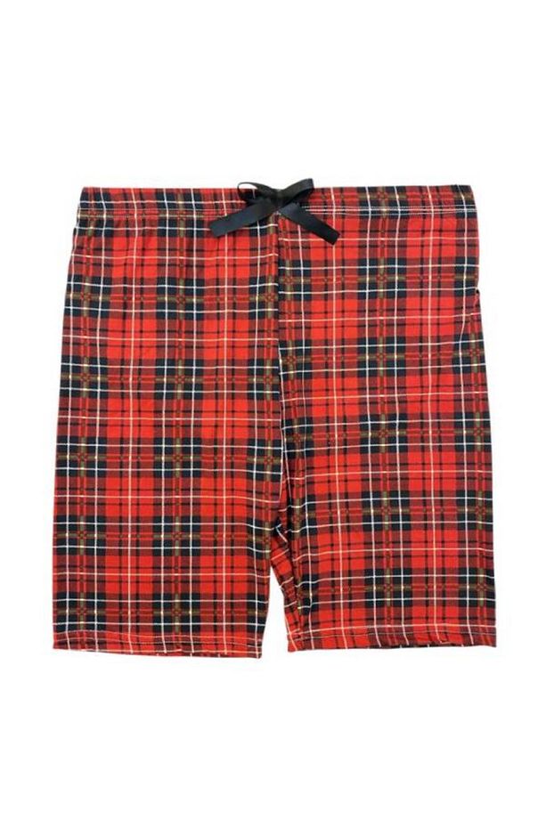 Esnek Lastikli %100 Pamuk Kadın Şort Pijama Altı - Srt1 - 1