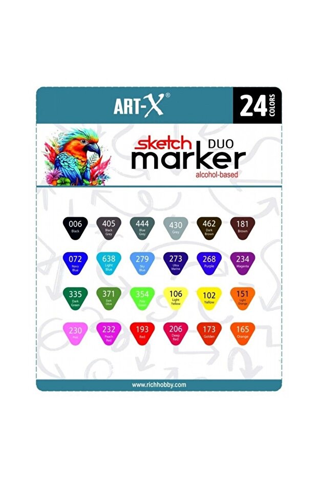 ART-X SKETCH MARKER DUO 24LÜ SET - 2
