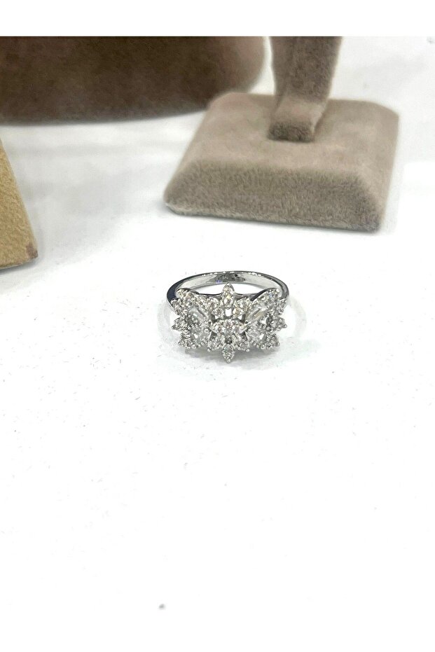 Zirkon Taşlı Çelik Silver Model Set (Set6) - 5
