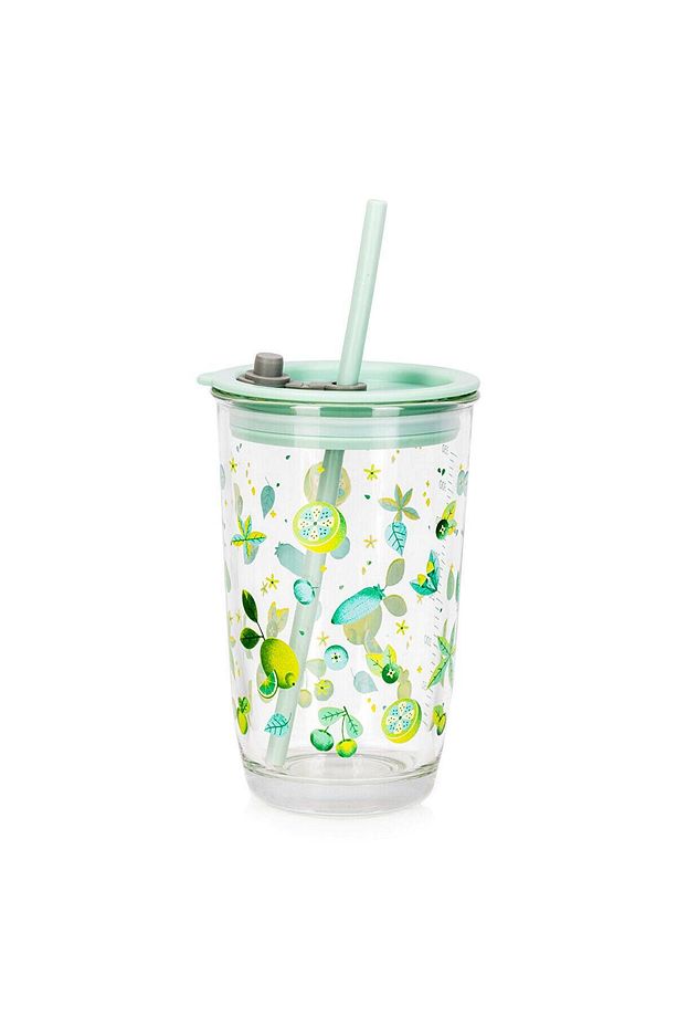 LCW HOME Baskılı Pipetli Cam Bardak 350 ml (S5) - 5